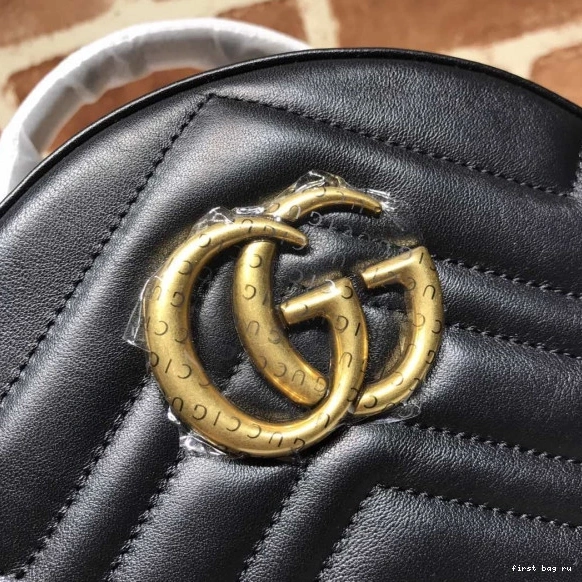 First bag ru Gucci Marmont Backpack GG 0803